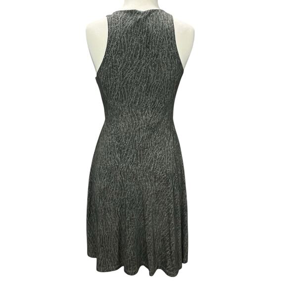 Athleta Santorini Thera Dress Womens XS Mojave Olive Abstract Fit Flare Travel - Picture 5 of 15